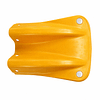 Polymer Armco Fishtail Safety End - Yellow