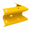 Armco External 90 Degree Corner Section - Yellow