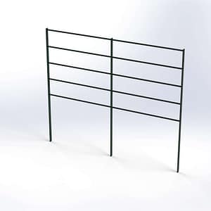 1.2m x 2m Estate Railing