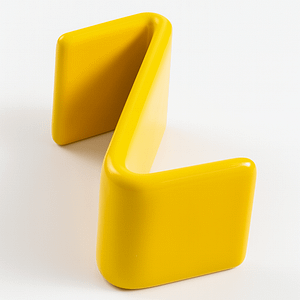 Armco RSJ Post Sleeve Yellow