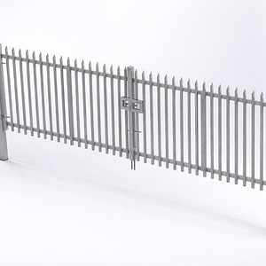 2.4m Double Leaf Palisade Gate