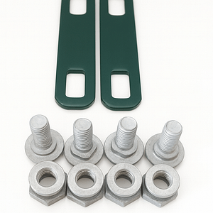 Palisade Fish Plates & Fixings Set (Green)