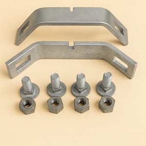 Palisade Corner Fish Plate & Fixings Set