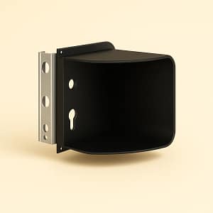 Locinox Security Shroud – Surface Mount Locks w/ Free Exit (Black)